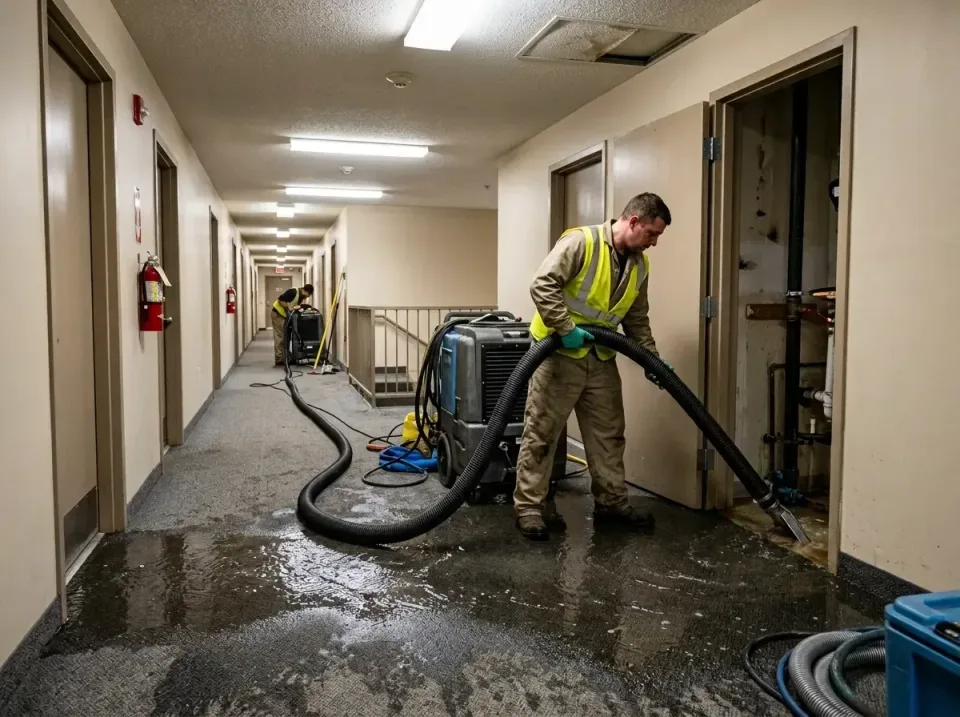 multi-unit-apartment-hallway-f-005 — frequently asked questions, Emergency Burst Pipe Water Extraction & Removal in Petoskey…